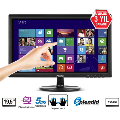 Asus Vt207n 5ms 19 5 Dokunmatik Led Monitor Tekburada Com