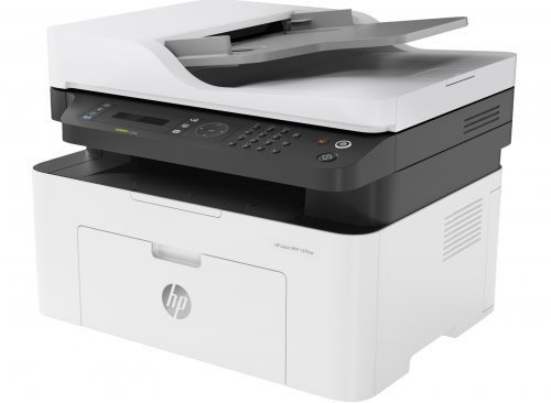 hp laser mfp 137fnw wi fi faks fotokopi tarayici lazer yazici 4zb84a